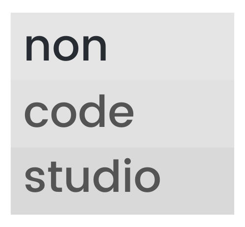 non code studio website preview
